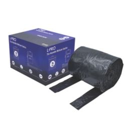 L-PRO  Black Tie Handle Refuse Sacks/Bin Liners in Dispenser Box 100Ltr 75 Pack