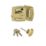 ERA 183-31  Double Locking Night Latch  Brass 40mm Backset