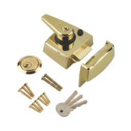 ERA 183-31  Double Locking Night Latch  Brass 40mm Backset