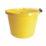Red Gorilla  Polyethylene Bucket Yellow 15Ltr