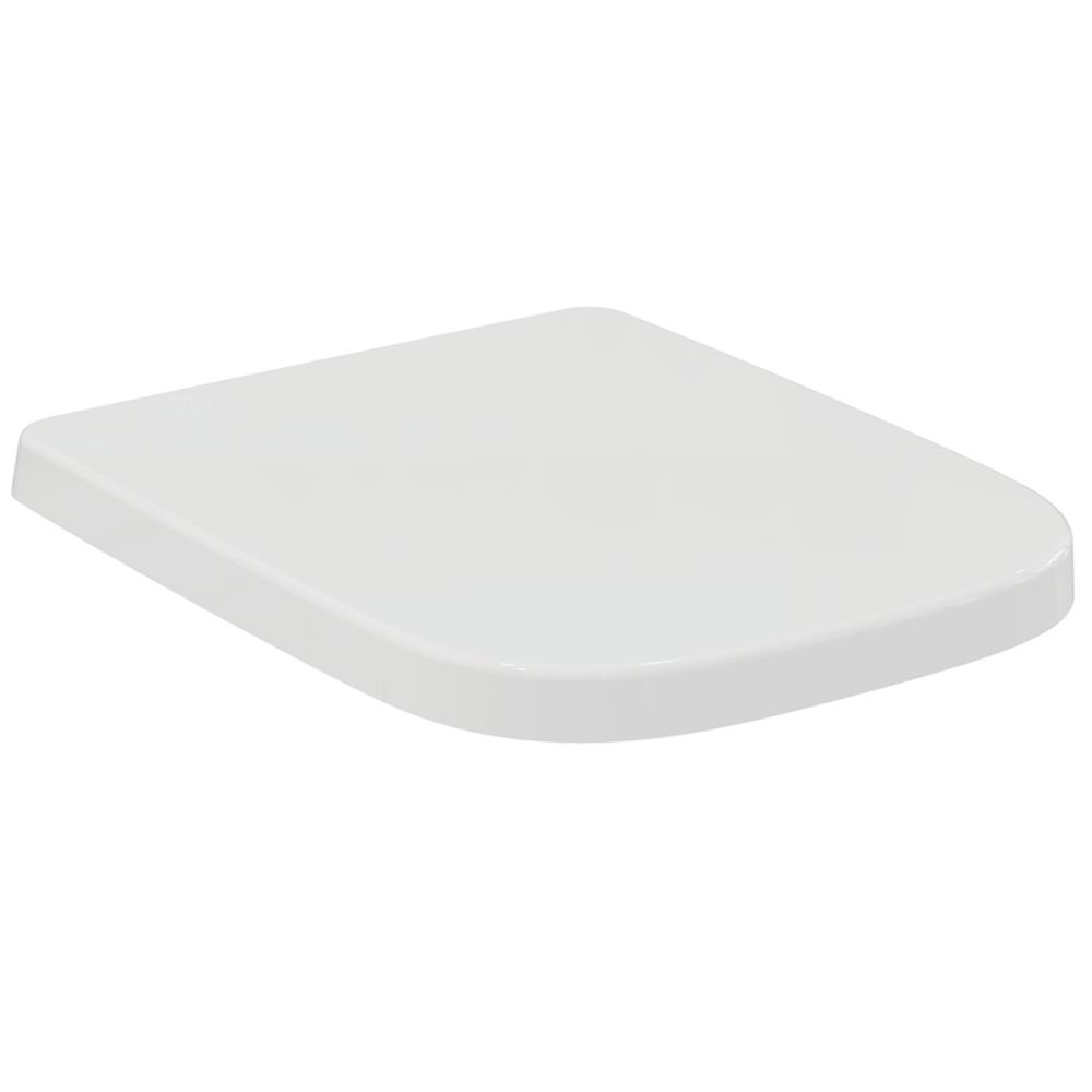 Ideal Standard i.life A Soft-Close with Quick-Release Toilet Seat & Cover Duraplast White