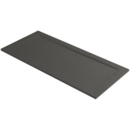 Mira Flight Level Rectangular Shower Tray Slate Grey 1600mm x 800mm x 25mm