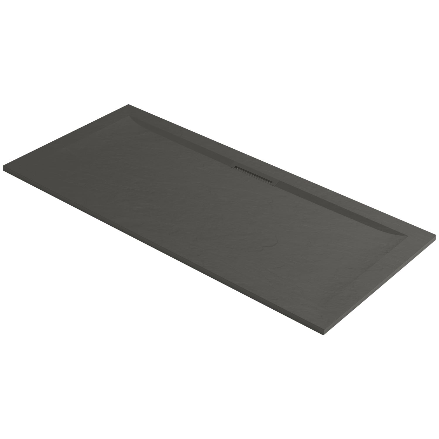 Mira Flight Level Rectangular Shower Tray Slate Grey 1600mm x 800mm x 25mm (129HR)