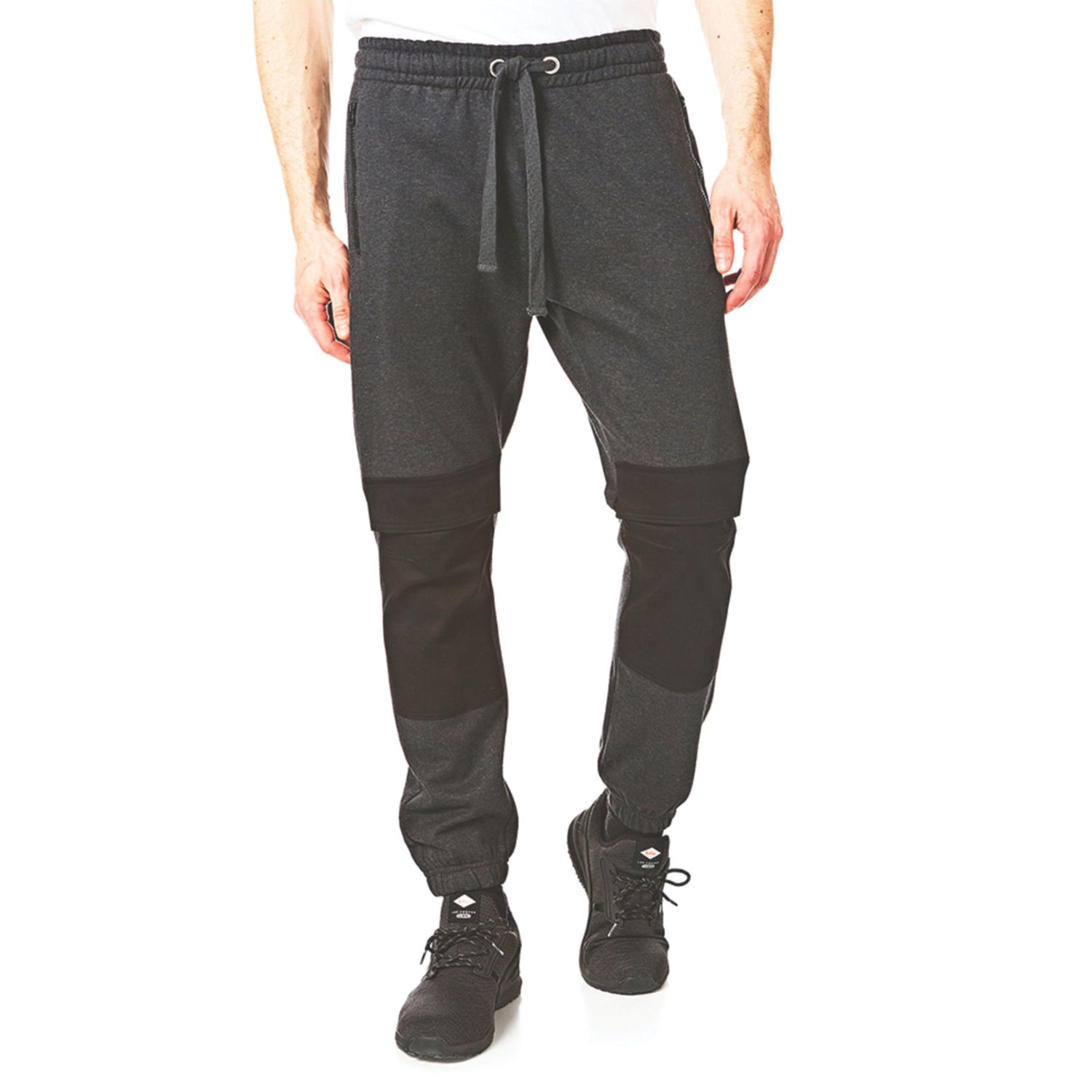 Iron Mountain IMPNT223 Joggers Charcoal Marl Large 34" W 31" L (129HU)