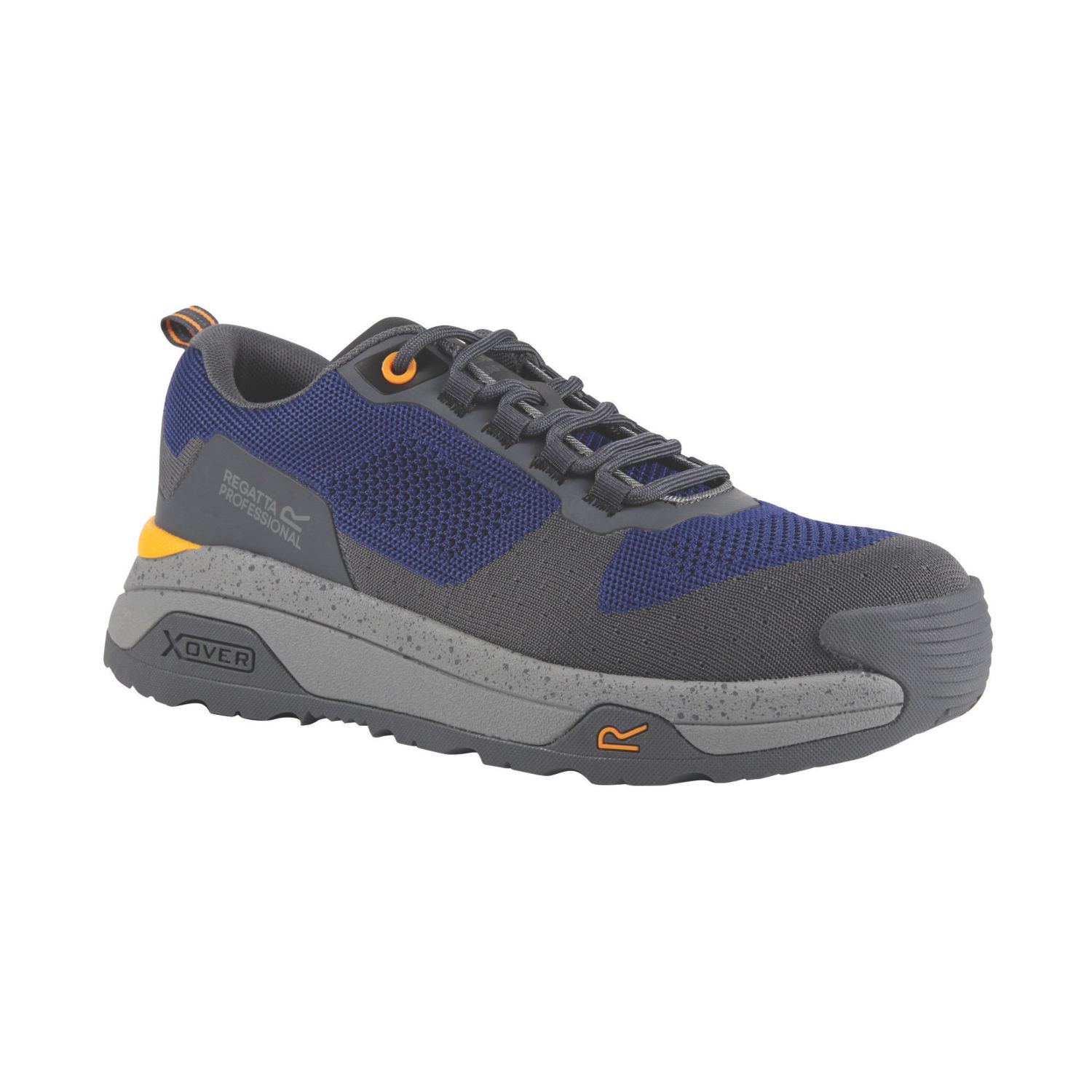 Regatta Crossfort S1 Trainer Size 6 Twilight Blue/Gun Metal Waterproof Safety Boots (129JW)