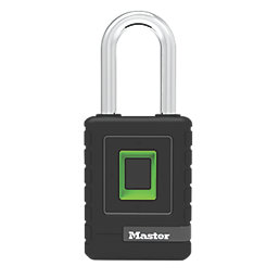 Master Lock 4901EURDLHCC Steel Weatherproof  Combination  Biometric Padlock 57mm