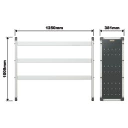 Van Guard  Universal Trade Van Racking Unit (3 Straight Shelves) 1250mm x 381mm x 1009mm