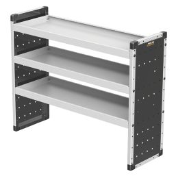 Van Guard  Universal Trade Van Racking Unit (3 Straight Shelves) 1250mm x 381mm x 1009mm