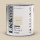 LickPro 2.5Ltr Beige 01 Satin Water-Based Trim Paint
