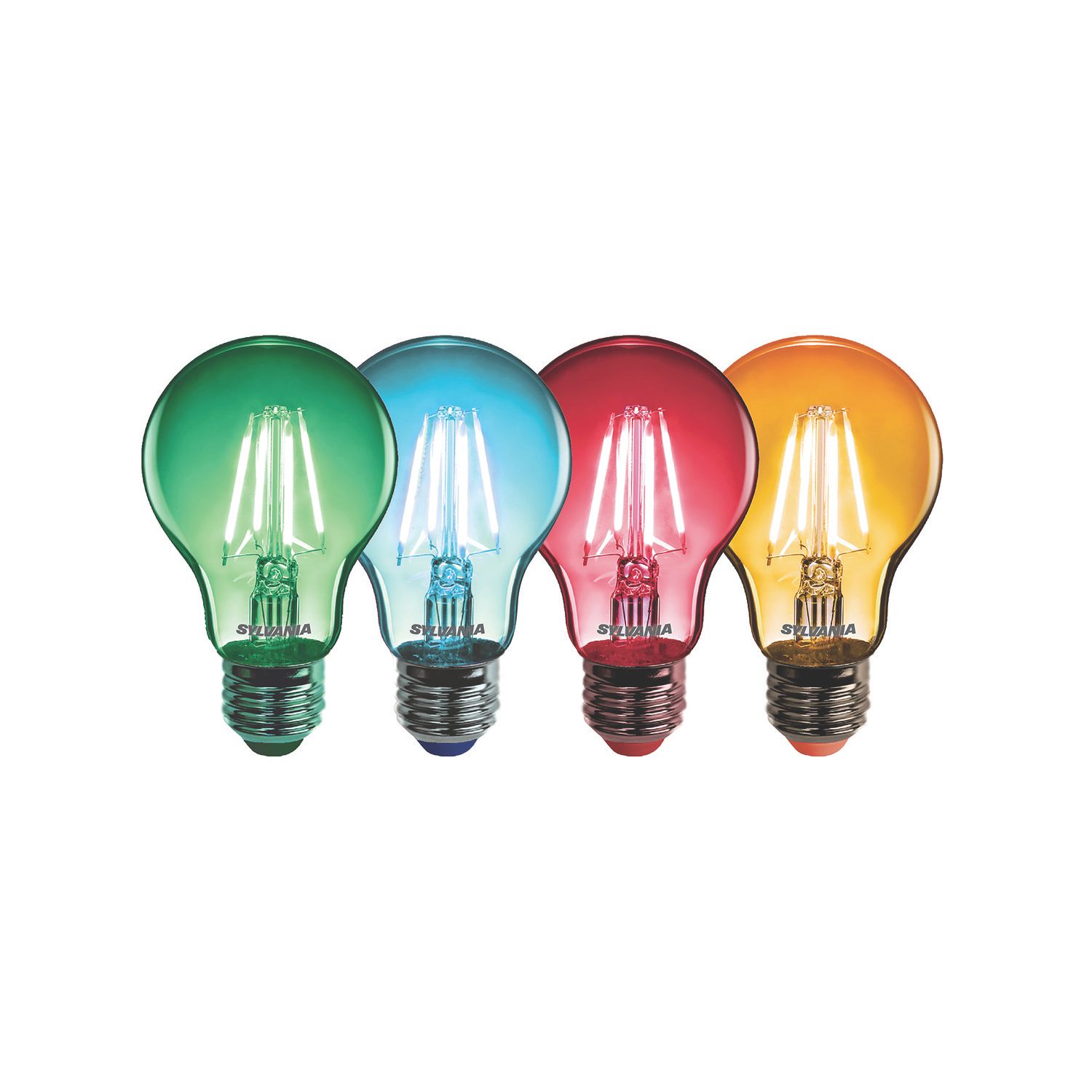 Sylvania Helios Chroma E27 A60 Multi Colour LED Light Bulb 4W 4 Pack (129PG)