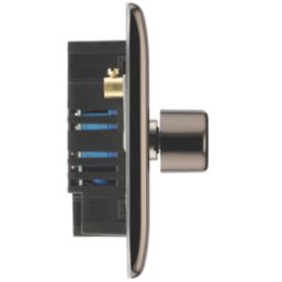 British General Nexus Metal 2-Gang 2-Way LED Dimmer Switch  Black Nickel