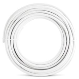 Time 2182Y White 2-Core 0.5mm² Flexible Cable 25m Coil