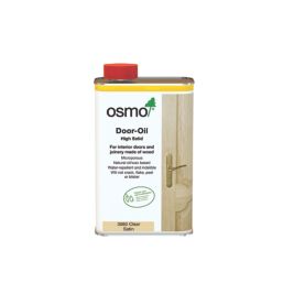 Osmo 1Ltr Clear Satin Solvent-Based Interior Wood Finishing Oil