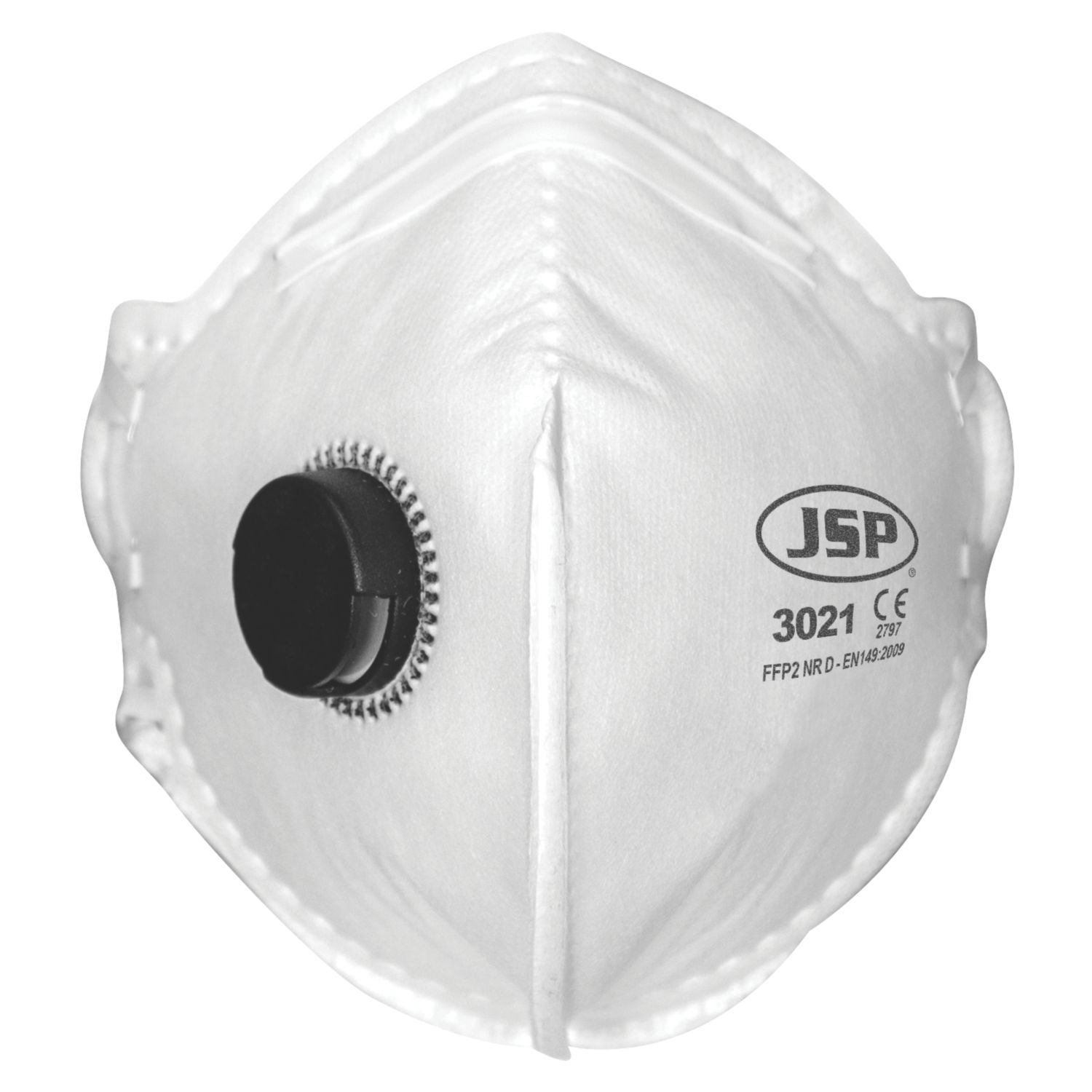 JSP Fold Flat Valved Masks P2 2 Pack (1301K)