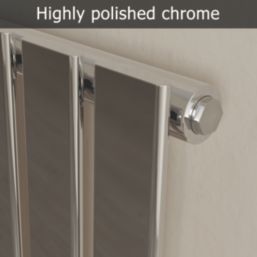 Azur Ilios 1800mm x 448mm 1634BTU Chrome Vertical Designer Radiator