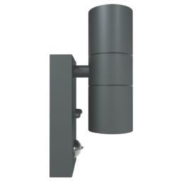 4lite Marinus Sleek Outdoor Up/Down Wall Light With PIR Sensor Anthracite