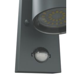 4lite Marinus Sleek Outdoor Up/Down Wall Light With PIR Sensor Anthracite