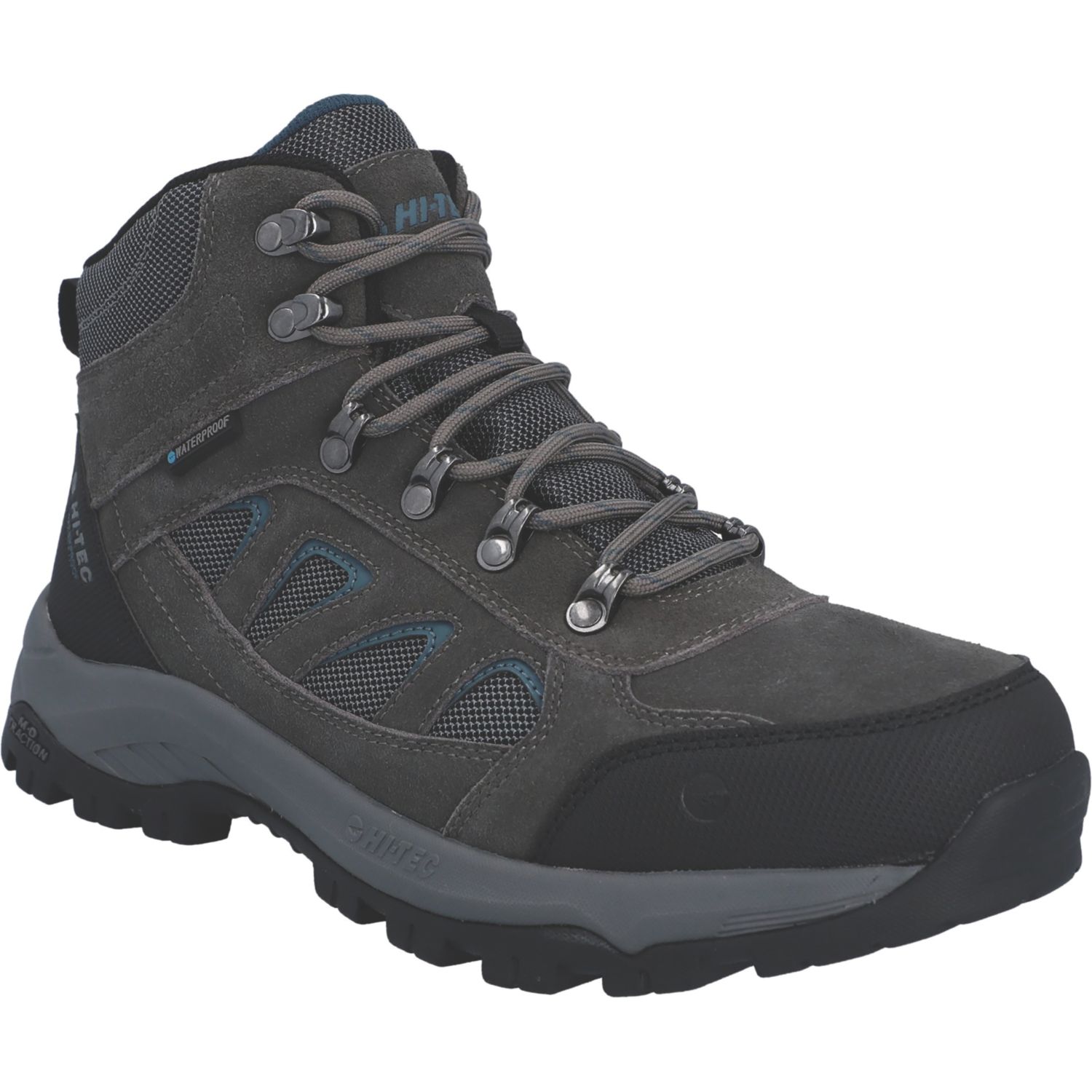 Hi-Tec Size 8 Grey Waterproof Non Safety Work Boots (130CM)