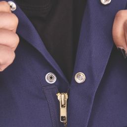 Site Betoia Womens Stretch Coveralls Blue Size 14 28" L