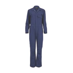 Site Betoia Womens Stretch Coveralls Blue Size 14 28" L