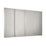 Spacepro  4-Door Sliding Wardrobe Door Kit Dove Grey Frame Dove Grey Panel 2290mm x 2260mm