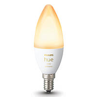 Philips Hue Ambiance Bluetooth SES Candle LED Smart Light Bulb 5.2W 470lm 2 Pack