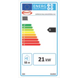 Grant Vortex Eco 55-70 Oil Heat Only Wall Hung Boiler - Screwfix