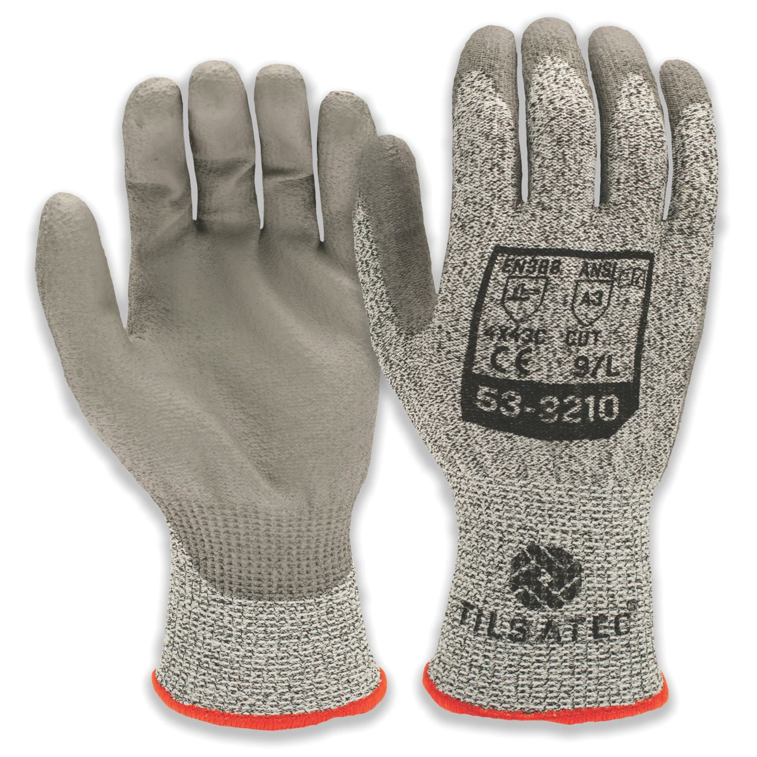Tilsatec 53-3210 Gloves Grey X Large (130KX)