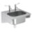 Armitage Shanks Markwik Chrome  224mm Lever 2 Tap Holes Basin Pillar Tap