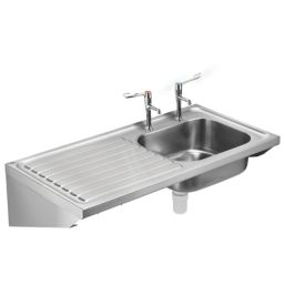 Armitage Shanks Markwik Chrome  224mm Lever 2 Tap Holes Basin Pillar Tap