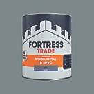 Fortress Trade  Satin Grey Emulsion Multi-Surface Paint 2.5Ltr