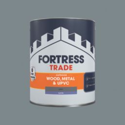 Fortress Trade  Satin Grey Emulsion Multi-Surface Paint 2.5Ltr