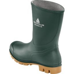 Delta Plus GROMCOBVE Size 8  Green/Beige Non Safety Wellies