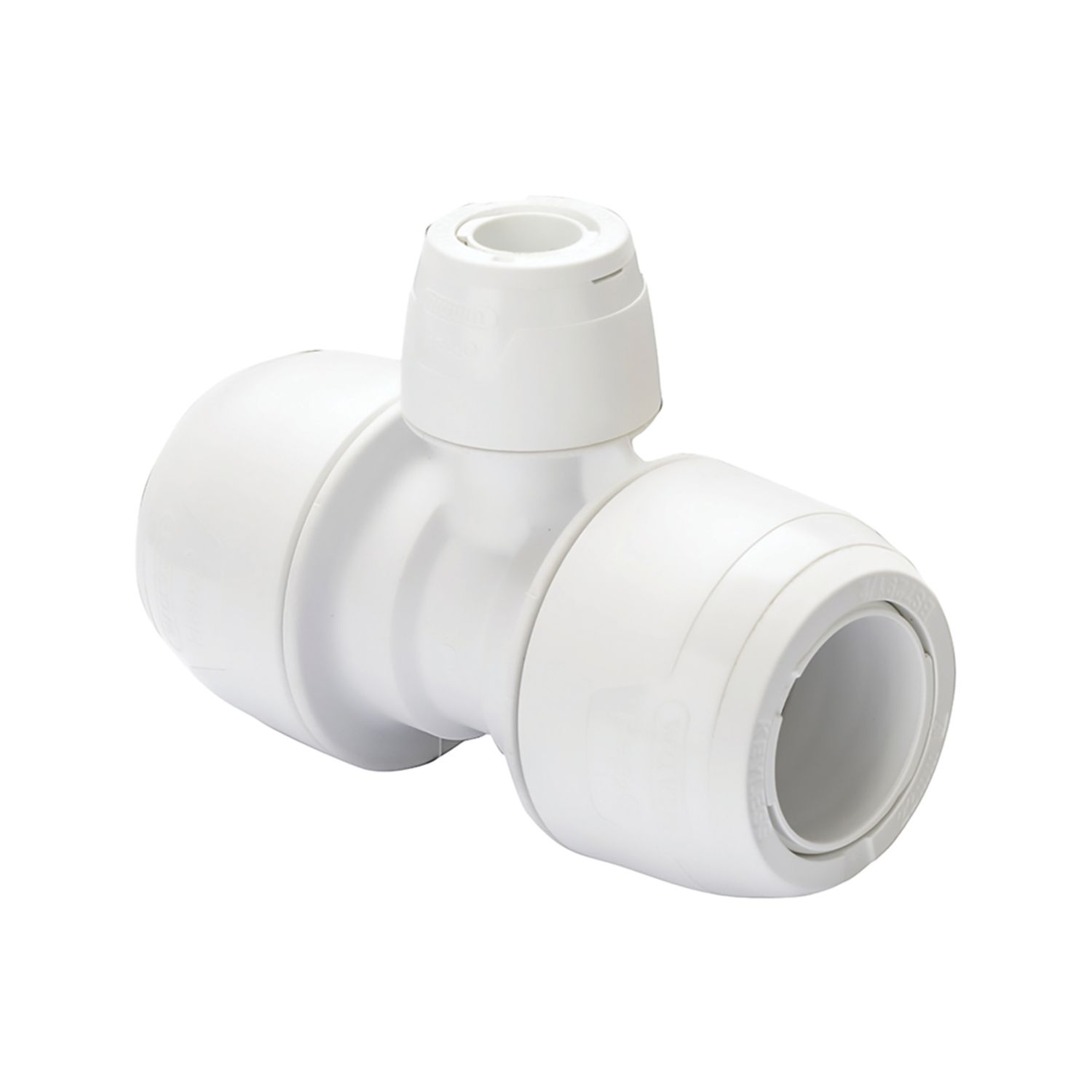 Hep2O Plastic Push-Fit Reducing Keyless Tee 22mm x 22mm x 10mm (130RE)