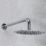 Bristan Hourglass Rear-Fed Concealed Chrome Thermostatic Mixer Shower