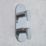 Bristan Hourglass Rear-Fed Concealed Chrome Thermostatic Mixer Shower