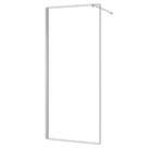Triton Neo  Frameless Showerwall  Chrome 1400mm x 2015mm