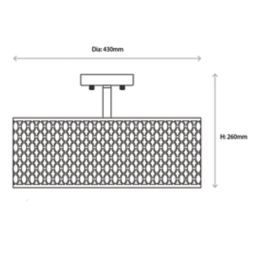 Quay Design Angel Circular Light Satin Nickel