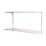 RB UK  2-Tier Metal Home Office Shelving Unit 810mm x 270mm x 500mm