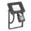 Sylvania SylFlood Outdoor LED Floodlight With PIR Sensor Black 27W 3000lm