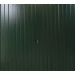 Gliderol Vertical 7' 6" x 6' 6" Non-Insulated Frameless Steel Up & Over Garage Door Fir Green