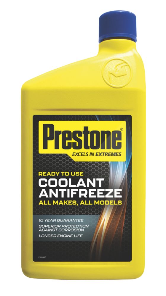 Prestone Ready to Use Coolant Antifreeze 1Ltr Screwfix