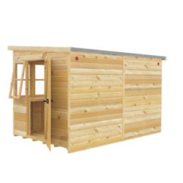 Shire Sunpent 10' x 6' (Nominal) Pent Shiplap T&G Timber Shed