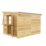 Shire Sunpent 10' x 6' (Nominal) Pent Shiplap T&G Timber Shed