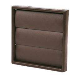 Manrose Flap Vent Brown 100mm x 100mm