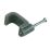 Tower Grey Flat Single Twin & Earth Cable Clip 1.0mm 100 Pack