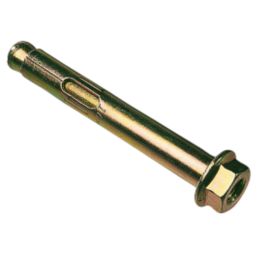 Easyfix  Sleeve Anchors Yellow Zinc-Plated 8mm x 65mm M6 10 Pack