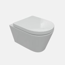 Colorado Soft-Close Rimless Wall-Hung Toilet