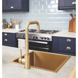 ETAL Forma Single Lever Kitchen Mixer Tap Brushed Brass Finish