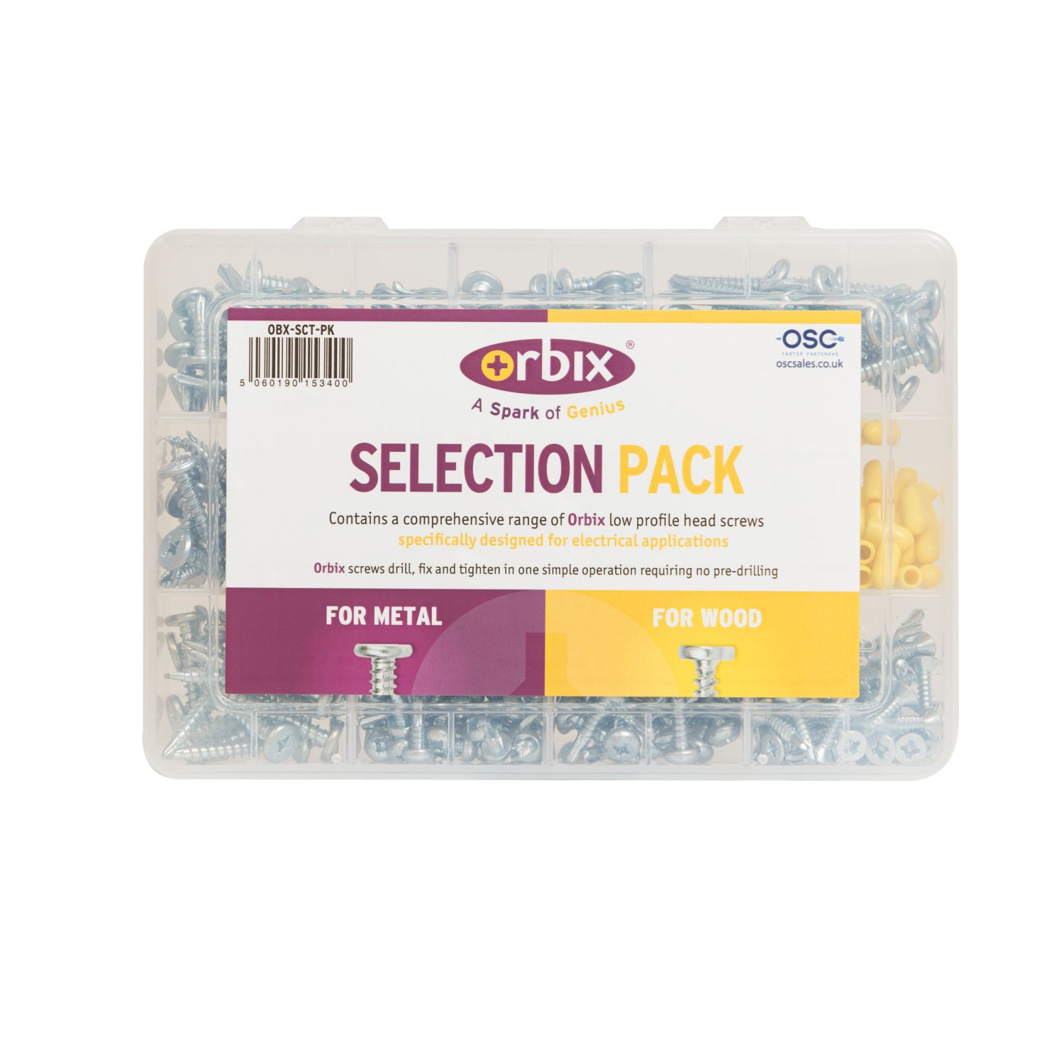 Orbix PZ Wafer Electrical Screws Selection 325 Pack (131AX)